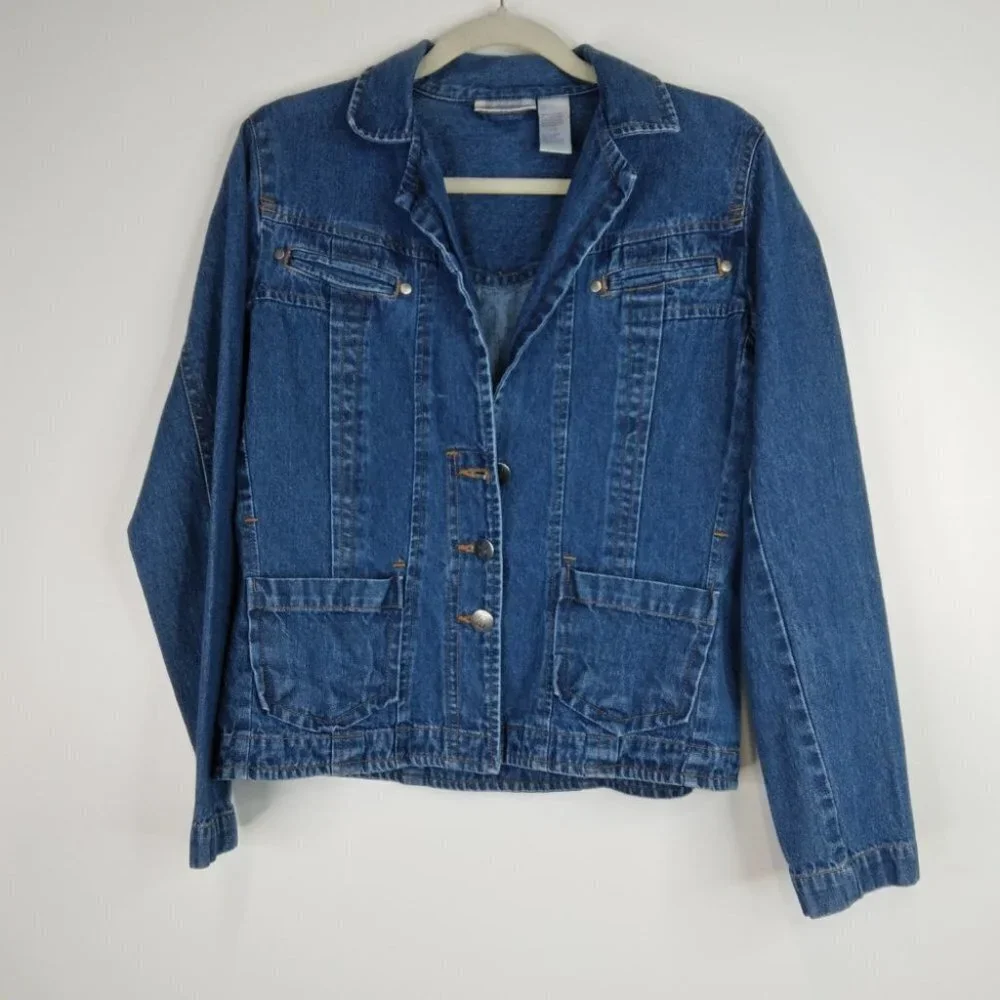 Vintage Bill Blass Jeans Wear Denim Jacket Medium
